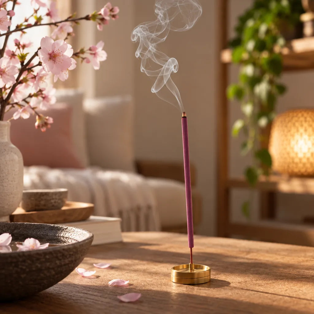 Bâtonnets d'encens parfum Rose Cerisé