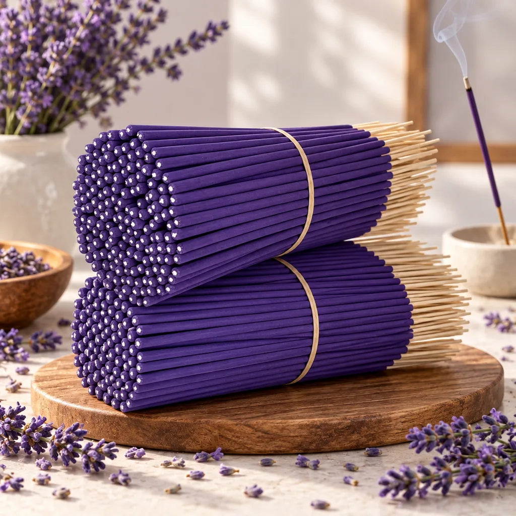 Bâtonnets d'encens parfum Lavande