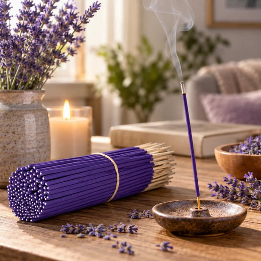 Bâtonnets d'encens parfum Lavande